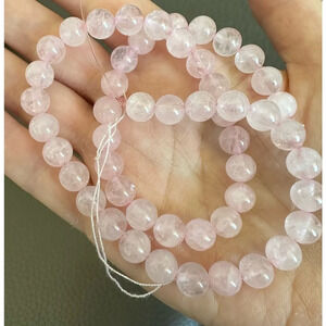 Lovely Unstrung Strand Rose Quartz Beads